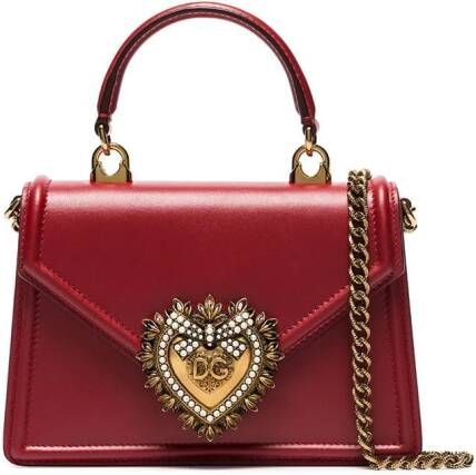 Dolce & Gabbana Devotion kleine draagtas Rood