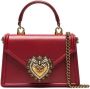 Dolce & Gabbana Devotion kleine shopper Rood - Thumbnail 1