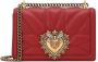 Dolce & Gabbana Devotion medium schoudertas Rood - Thumbnail 1
