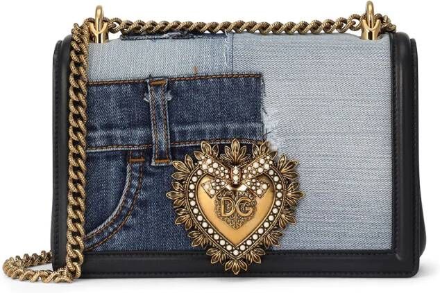 Dolce & Gabbana Devotion medium schoudertas Blauw