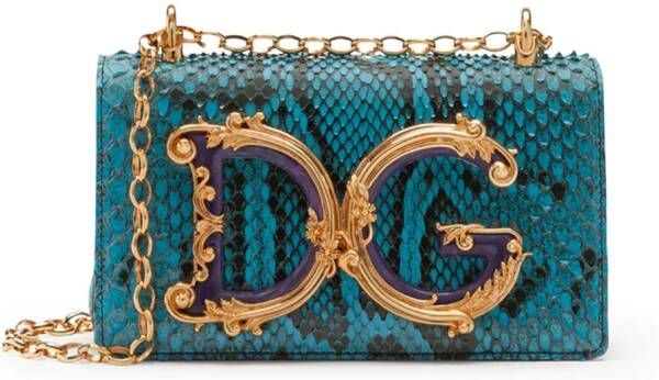 Dolce & Gabbana DG crossbodytas Blauw