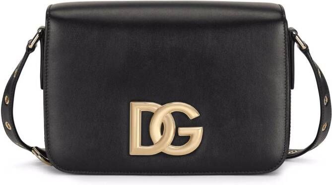 Dolce & Gabbana DG crossbodytas met logoplakkaat Zwart