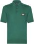 Dolce & Gabbana Poloshirt van scheerwol met logo-label Groen - Thumbnail 1