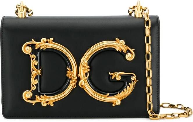Dolce & Gabbana DG Girls schoudertas Zwart