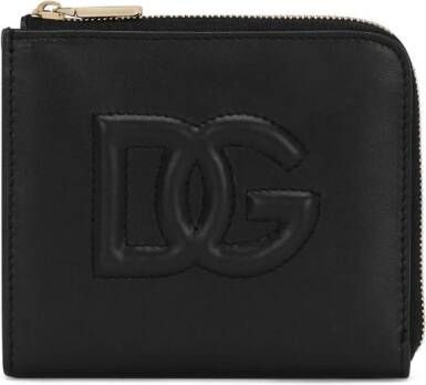 Dolce & Gabbana DG leren portemonnee Zwart
