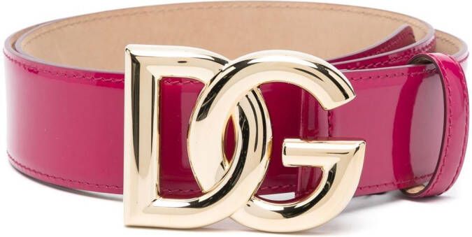 Dolce & Gabbana Riem met logo Roze
