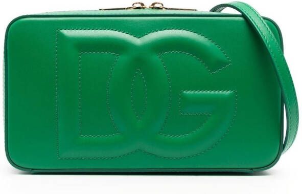 Dolce & Gabbana Crossbodytas met DG logo Groen