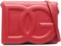 Dolce & Gabbana Leren crossbodytas met DG logo Rood - Thumbnail 1