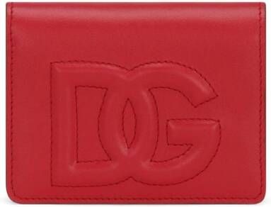 Dolce & Gabbana Portemonnee met logo Rood