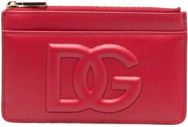 Dolce & Gabbana DG portemonnee met logo Rood