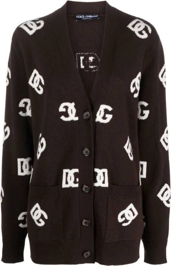 Dolce & Gabbana Vest van scheerwol Bruin