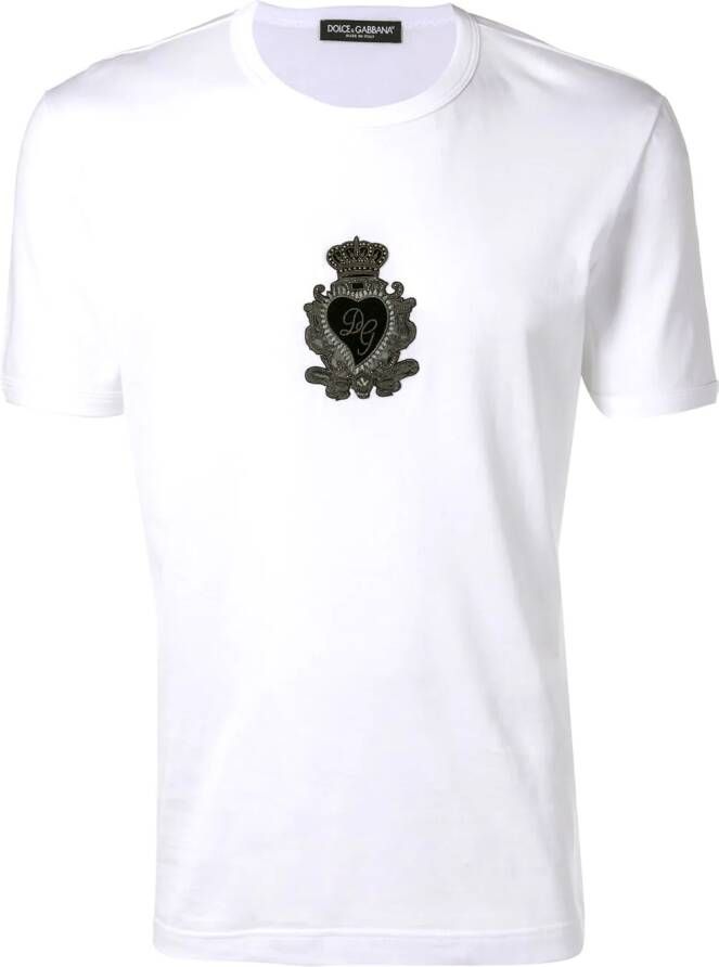 Dolce & Gabbana DG T-shirt met stempel Wit