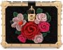 Dolce & Gabbana Dolce Box raffia tas met handgreep Zwart - Thumbnail 1