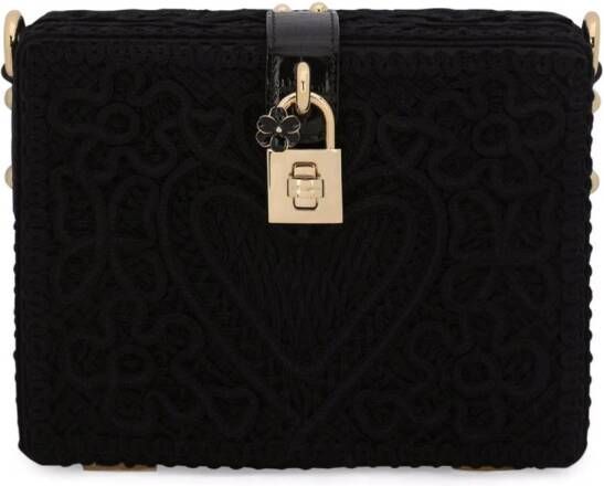 Dolce & Gabbana Dolce Box tas met handgreep Zwart