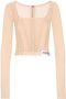 Dolce & Gabbana KIM DOLCE&GABBANA doorzichtige korset Beige - Thumbnail 1