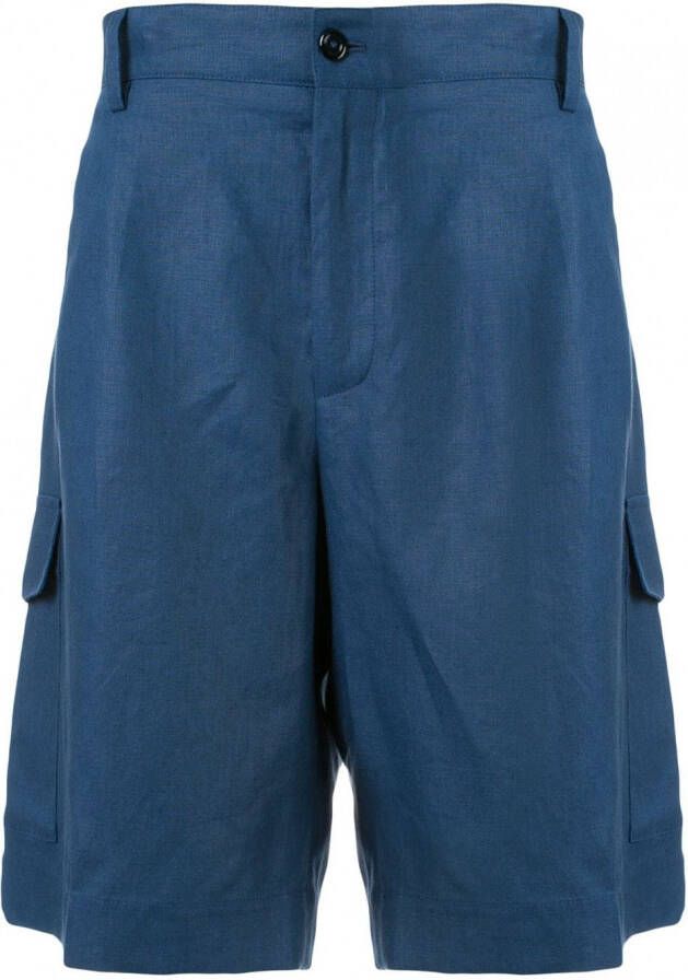 Dolce & Gabbana Effen bermuda shorts Blauw