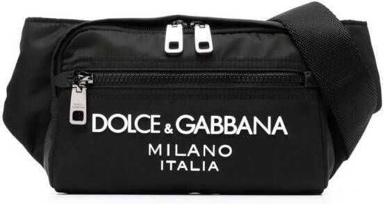 Dolce & Gabbana Heuptas met logo-reliëf Zwart