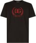 Dolce & Gabbana T-shirt met geborduurd logo Zwart - Thumbnail 1