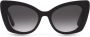 Dolce & Gabbana Eyewear DG Crossed zonnebril met logo Zwart - Thumbnail 1