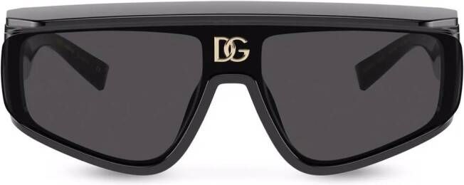 Dolce & Gabbana Eyewear DG zonnebril met gekruiste montuur Zwart
