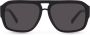 Dolce & Gabbana Eyewear DG zonnebril met gekruiste montuur Zwart - Thumbnail 1