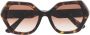 Dolce & Gabbana Eyewear DG zonnebril met geometrisch montuur Bruin - Thumbnail 1