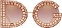 Dolce & Gabbana Eyewear DG zonnebril met rond montuur Roze - Thumbnail 1