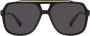 Dolce & Gabbana Eyewear DG4388 zonnebril met piloten montuur Zwart - Thumbnail 1