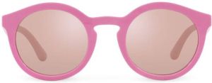 Dolce & Gabbana Eyewear Gamers round-frame sunglasses Roze