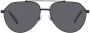 Dolce & Gabbana Eyewear Gros zonnebril met piloten montuur Zwart - Thumbnail 1