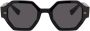 Dolce & Gabbana Eyewear Gros zonnebril met achthoekig montuur Zwart - Thumbnail 1