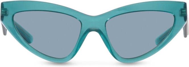 Dolce & Gabbana Eyewear Bril met logo Blauw