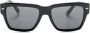 Dolce & Gabbana Eyewear Zonnebril met vierkant montuur Zwart - Thumbnail 1