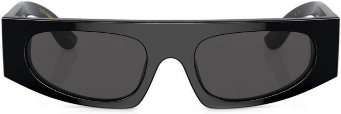 Dolce & Gabbana Eyewear Zonnebril met rechthoekig montuur Zwart