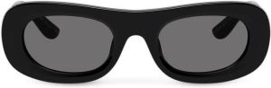 Dolce & Gabbana Eyewear logo-plaque sunglasses Zwart