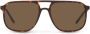 Dolce & Gabbana Eyewear Zonnebril met oversized montuur Bruin - Thumbnail 1