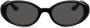 Dolce & Gabbana Eyewear Re-Edition DNA zonnebril met ovaal montuur Zwart - Thumbnail 1