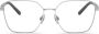 Dolce & Gabbana Eyewear Bril met vierkant montuur Zilver - Thumbnail 1