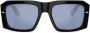 Dolce & Gabbana Eyewear Zonnebril met vierkant montuur Zwart - Thumbnail 1