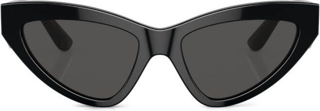 Dolce & Gabbana Eyewear Zonnebril met cat-eye montuur Zwart