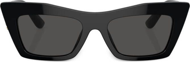 Dolce & Gabbana Eyewear Zonnebril met cat-eye montuur Zwart
