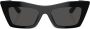 Dolce & Gabbana Eyewear Zonnebril met cat-eye montuur Zwart - Thumbnail 1