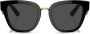 Dolce & Gabbana Eyewear Zonnebril met vierkant montuur Zwart - Thumbnail 1