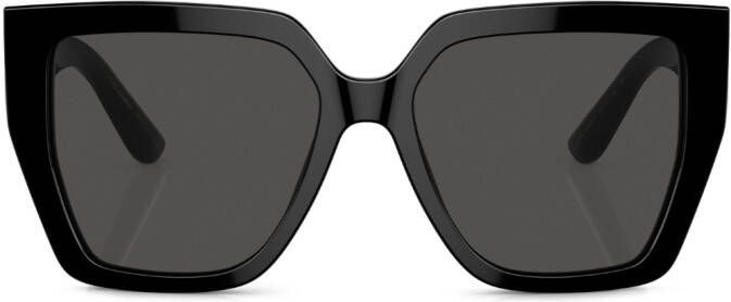 Dolce & Gabbana Eyewear Zonnebril met vierkant montuur Zwart