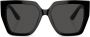 Dolce & Gabbana Eyewear Zonnebril met vierkant montuur Zwart - Thumbnail 1