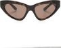 Dolce & Gabbana Eyewear Zonnebril met cat-eye montuur Bruin - Thumbnail 1