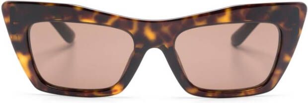 Dolce & Gabbana Eyewear Zonnebril met cat-eye montuur Bruin