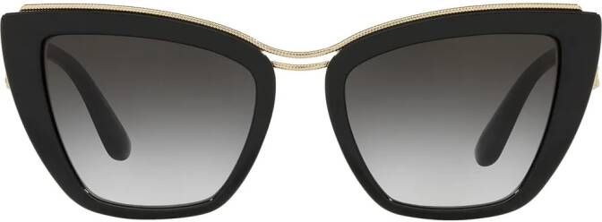 Dolce & Gabbana Eyewear Zonnebril met cat-eye montuur Grijs