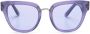 Dolce & Gabbana Eyewear Zonnebril met cat-eye montuur Paars - Thumbnail 1