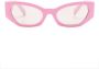 Dolce & Gabbana Eyewear Zonnebril met cat-eye montuur Roze - Thumbnail 1